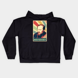 Fyodor Dostoevsky Vintage Colors Kids Hoodie